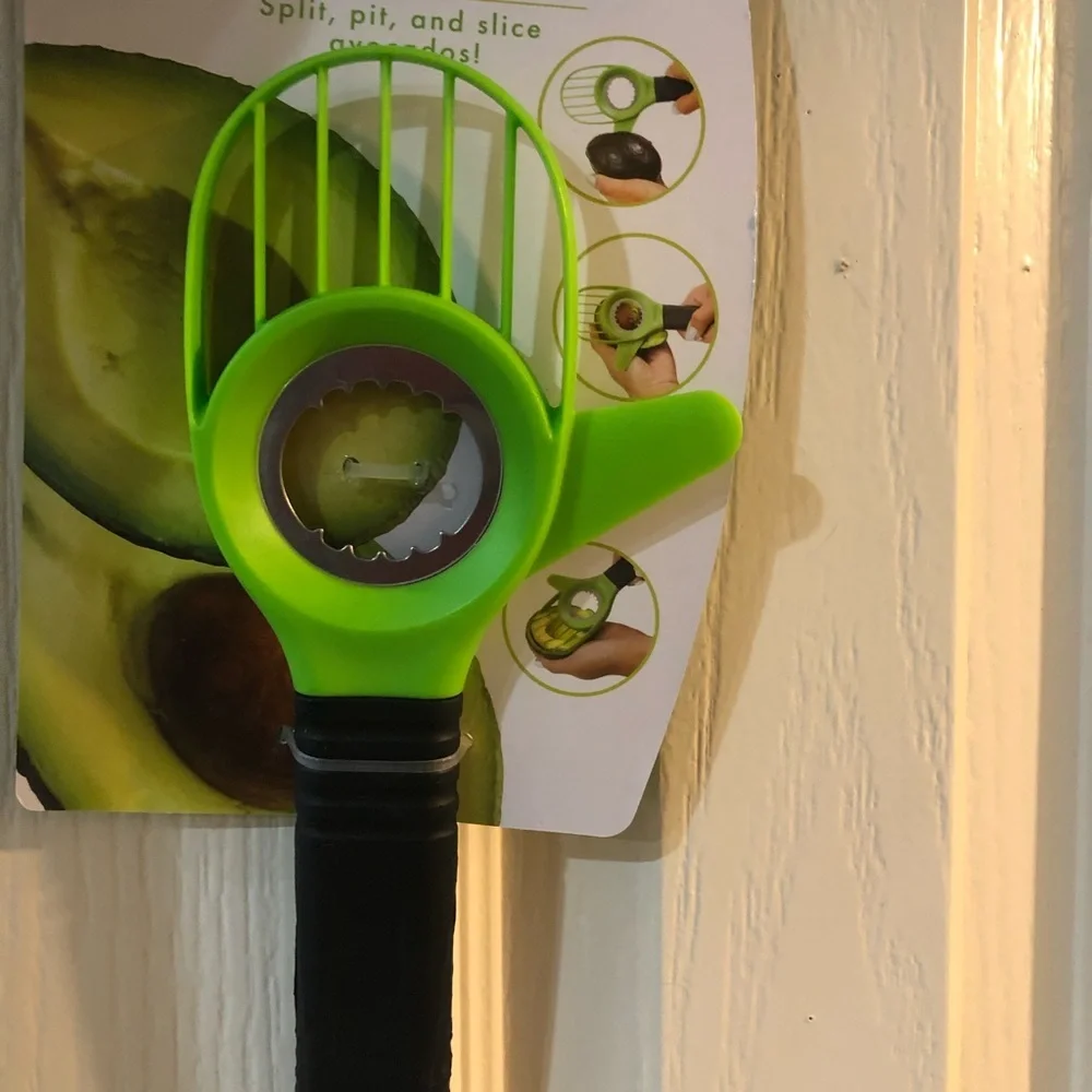 2pack Avocado multipurpose 3-in-1 silicone ergonomic nonslip‎ tool new